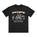 Black front flat lay