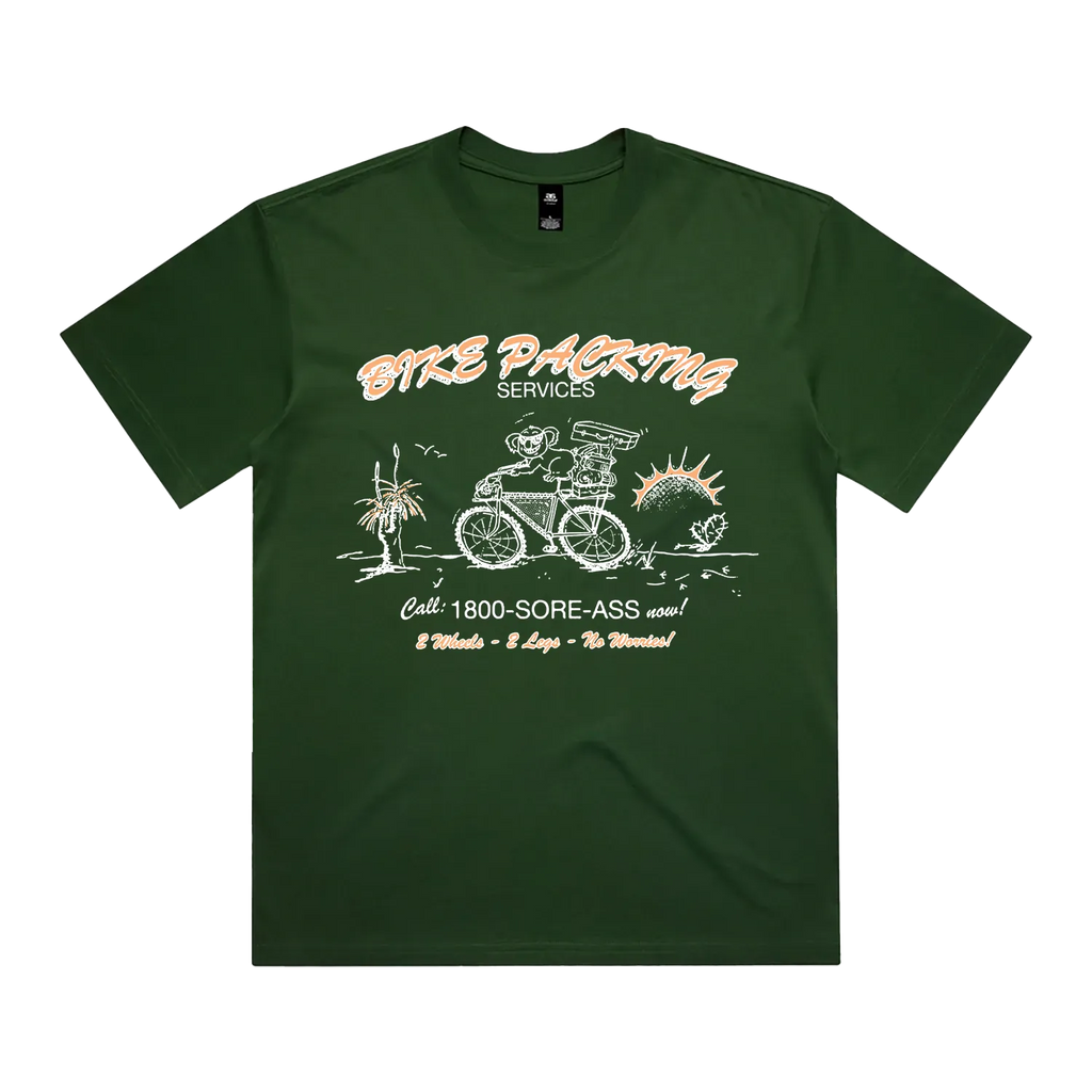 Forest Green front flat lay