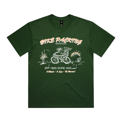 Forest Green front flat lay